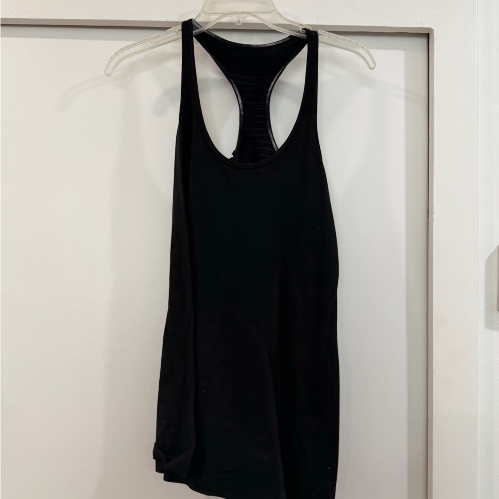Black Racerback Tank Top